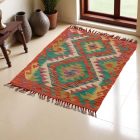 Covor kilim Chobi 92x63 afgane kilim din lână țesut manual 