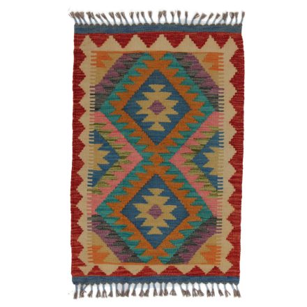 Covor kilim Chobi 93x62 afgane kilim din lână țesut manual 
