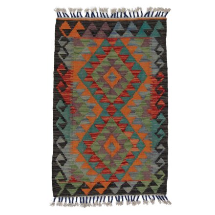 Covor kilim Chobi 92x60 afgane kilim din lână țesut manual 