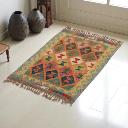 Covor kilim Chobi 65x98 afgane kilim din lână țesut manual 