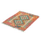 Covor kilim Chobi 74x64 afgane kilim din lână țesut manual 
