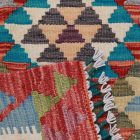 Covor kilim Chobi 74x64 afgane kilim din lână țesut manual 