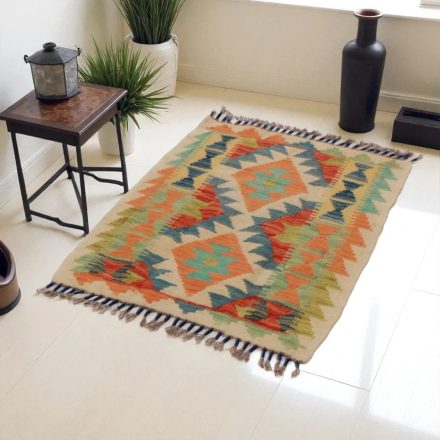 Covor kilim Chobi 64x90 afgane kilim din lână țesut manual 