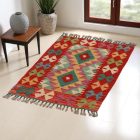 Covor kilim Chobi 85x59 afgane kilim din lână țesut manual 