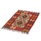 Covor kilim Chobi 85x59 afgane kilim din lână țesut manual 