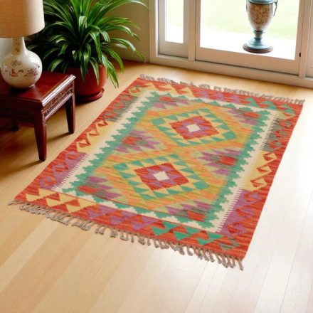 Covor Kilim țesut manual Chobi 121x84 kilim tradițional din lână