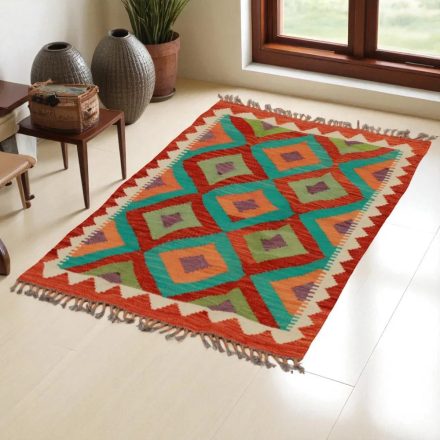 Covor kilim Chobi 120x75 afgane kilim din lână țesut manual 