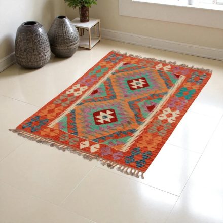 Covor kilim Chobi 85x125 afgane kilim din lână țesut manual 