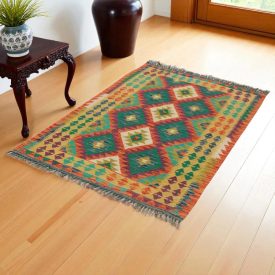 Covor Kilim Chobi 168x107 kilim din lână țesut manual