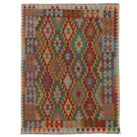 Covor kilim Chobi 196x153 afgane kilim din lână țesut manual 
