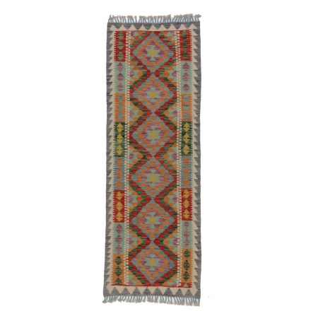 Covor kilim Chobi 68x195 afgane kilim din lână țesut manual 