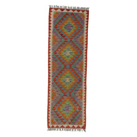 Covor kilim Chobi 67x200 kilim din lână țesut manual