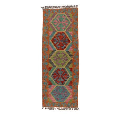 Covor kilim Chobi 66x178 kilim din lână țesut manual