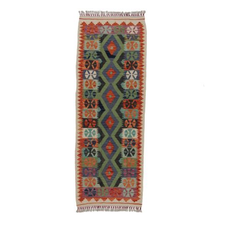 Covor kilim Chobi 67x180 kilim din lână țesut manual