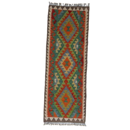 Covor kilim Chobi 71x196 kilim din lână țesut manual