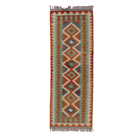 Covor kilim Chobi 72x200 afgane kilim din lână țesut manual 