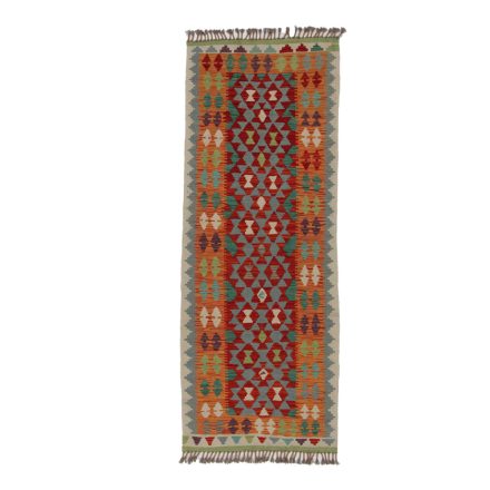 Covor kilim Chobi 73x193 afgane kilim din lână țesut manual 