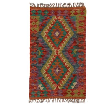 Covor kilim Chobi 62x102 afgane kilim din lână țesut manual 
