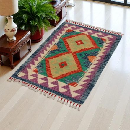 Covor kilim Chobi 58x91 afgane kilim din lână țesut manual 