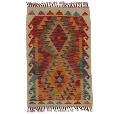 Covor kilim Chobi 63x98 afgane kilim din lână țesut manual 