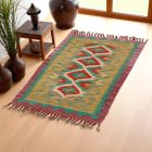 Covor kilim Chobi 94x58 afgane kilim din lână țesut manual 
