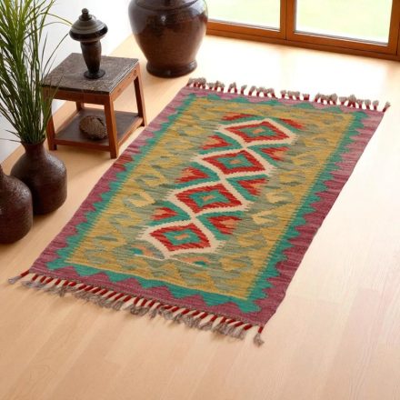 Covor kilim Chobi 94x58 afgane kilim din lână țesut manual 
