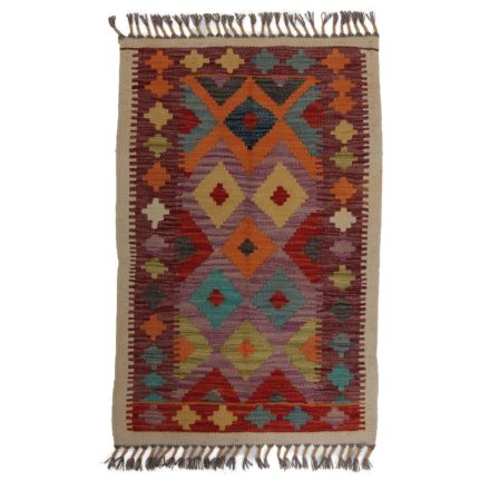 Covor kilim Chobi 90x54 afgane kilim din lână țesut manual 