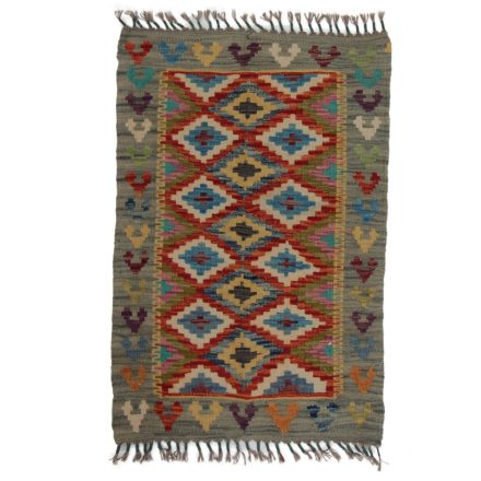 Covor kilim Chobi 90x61 afgane kilim din lână țesut manual 