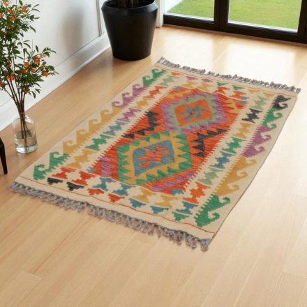 Covor kilim Chobi 127x82 afgane kilim din lână țesut manual 