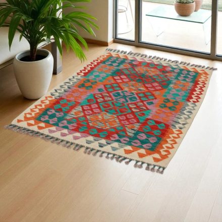 Covor Kilim afgan 150x105 kilim tradițional din lână