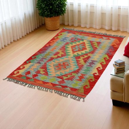Covor kilim Chobi 125x81 afgane kilim din lână țesut manual 