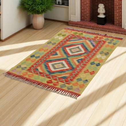 Covor kilim Chobi 128x87 afgane kilim din lână țesut manual 