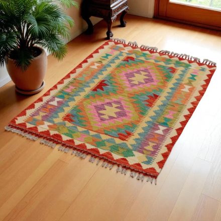 Covor kilim Chobi 122x83 afgane kilim din lână țesut manual 