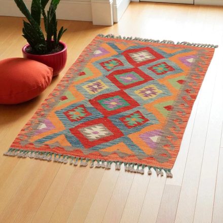 Covor kilim Chobi 125x79 afgane kilim din lână țesut manual 