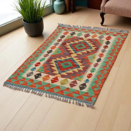 Covor kilim Chobi 125x84 afgane kilim din lână țesut manual 