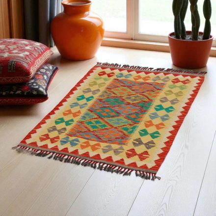 Covor kilim Chobi 118x88 afgane kilim din lână țesut manual 