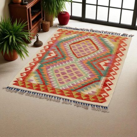 Covor Kilim Chobi 115x81 kilim din lână țesut manual