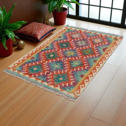Covor kilim Chobi 98x161 afgane kilim din lână țesut manual 