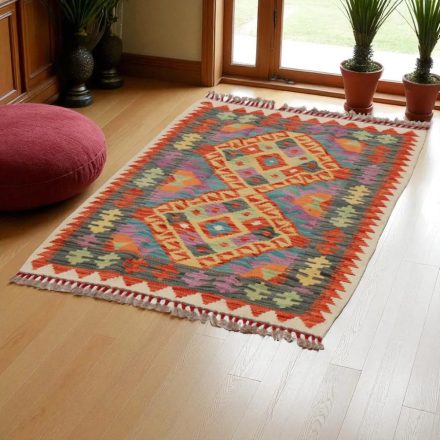 Covor kilim Chobi 117x87 afgane kilim din lână țesut manual 