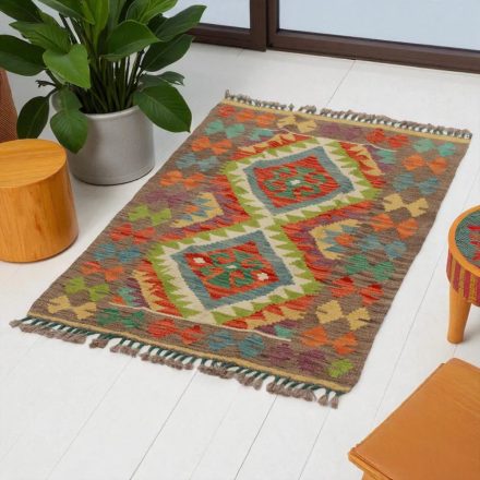 Covor kilim Chobi 125x79 afgane kilim din lână țesut manual 