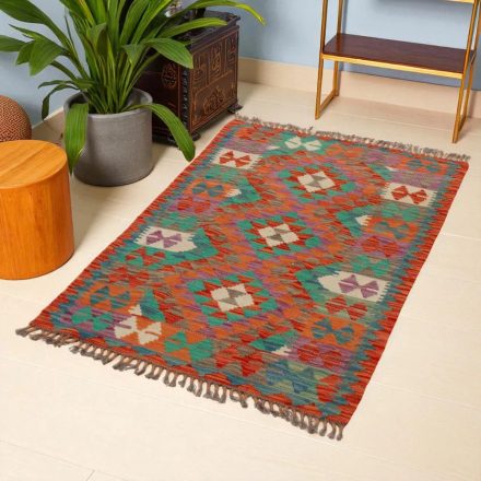 Covor kilim Chobi 135x85 afgane kilim din lână țesut manual 