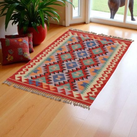 Covor kilim Chobi 123x78 afgane kilim din lână țesut manual 