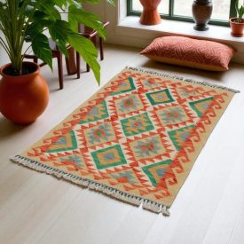   Covor kilim Chobi 120x80 afgane kilim din lână țesut manual 