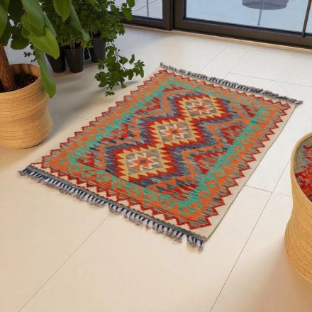 Covor kilim Chobi 85x119 afgane kilim din lână țesut manual 
