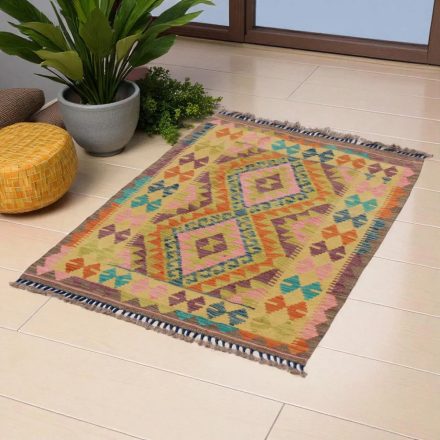 Covor kilim Chobi 117x87 afgane kilim din lână țesut manual 
