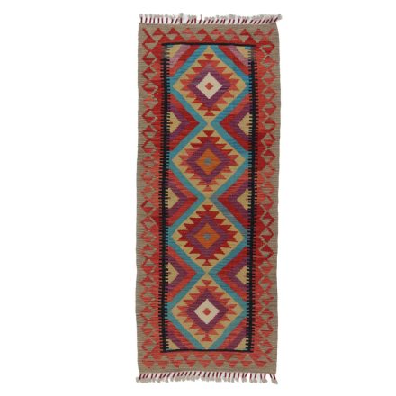 Covor kilim Chobi 71x188 afgane kilim din lână țesut manual 