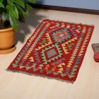 Covor kilim Chobi 98x67 afgane kilim din lână țesut manual 