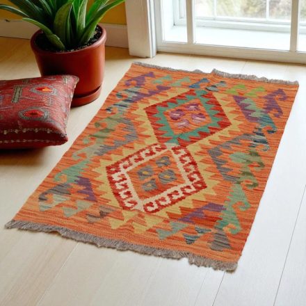 Covor kilim Chobi 95x64 afgane kilim din lână țesut manual 
