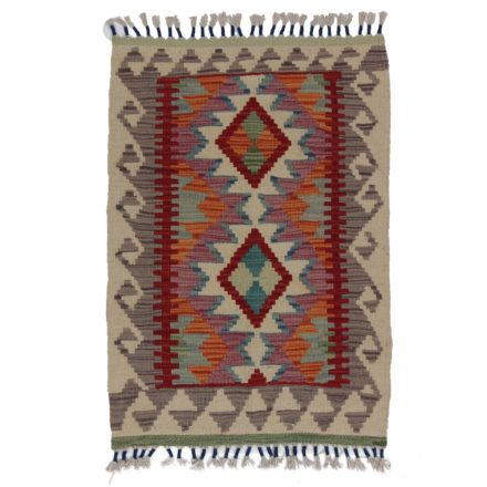 Covor kilim Chobi 84x60 afgane kilim din lână țesut manual 