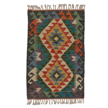 Covor kilim Chobi 59x91 afgane kilim din lână țesut manual 